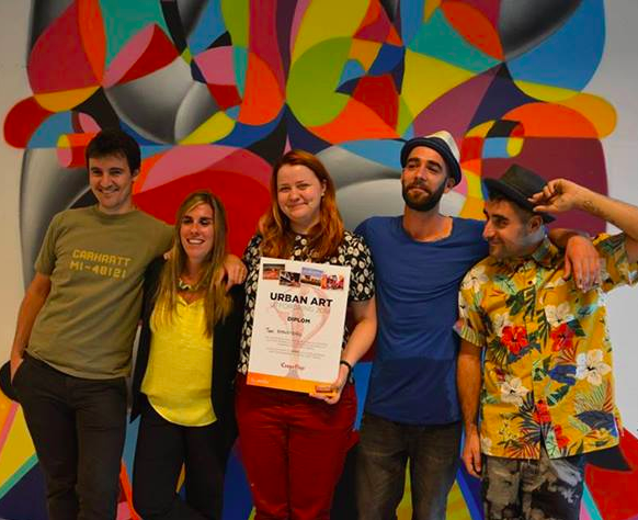 Head of Design Tone Emblemsvåg at one of the most exiting Urban Art Challenges in 2014.