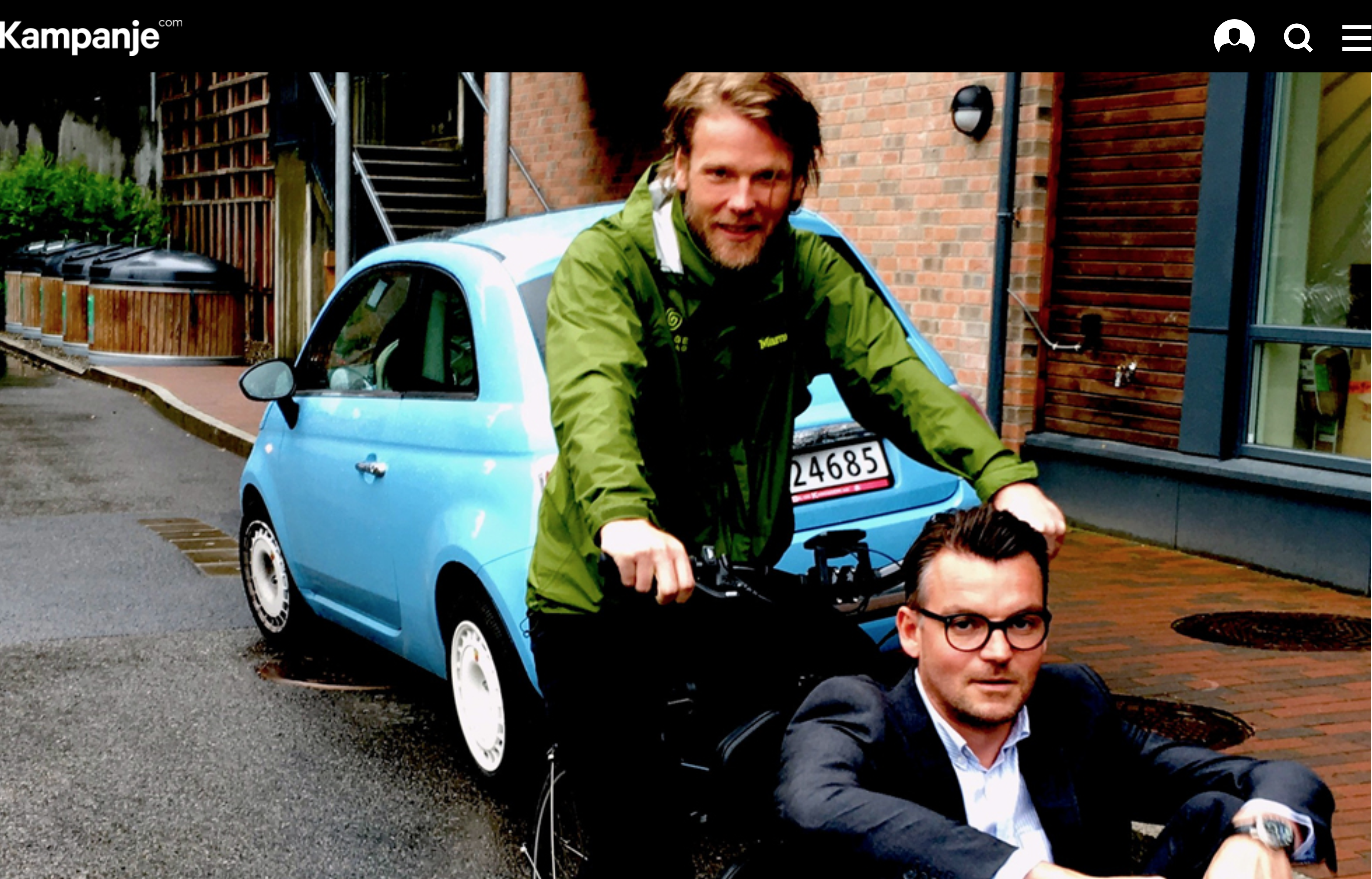 Face2face founder Per Meland and partner David Karlsen.